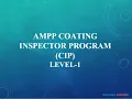 AMPP NACE Coating Inspector Level-1 Course Overview