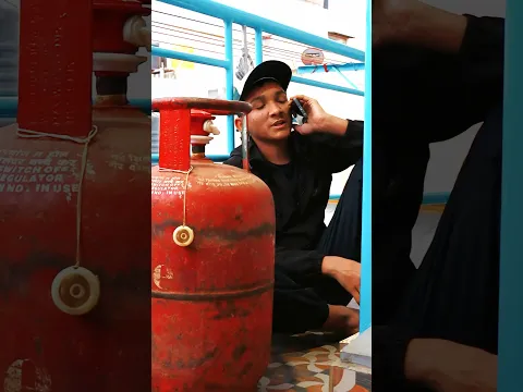 Gas Cylinder Problem #viralvideo #funny #comedy