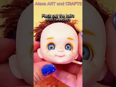 Things I would NEVER do to my new doll! 😰 #shorts #fun #diy #crafts