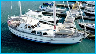 Is This the PERFECT 63′ Expedition Motor Sailor? [Full Tour] Learning the Lines