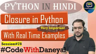Closures in Python Python in Hindi