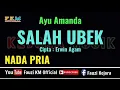 Download Lagu SALAH UBEK - Ayu Amanda ( KARAOKE ) NADA PRIA MP3