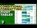Conditional Formatting for Pivot Tables in Excel