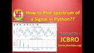 How to do Spectral analysis or FFT of Signal in Python