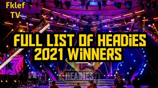 headies awards 2021 winners the complete list of winners at the 14th headies theheadies14