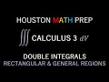 Finding Area Using Double Integrals Rectangular General Regions