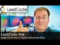 LeetCode - Length of Last Word in