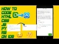 Learn how to Code JavaScript HTML CSS Python and Ruby on iOS with this App