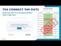 TSA Connect the Dots Prep Dominate TSA New Format Exam - Tips Tricks