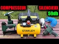 Stanley DST 100/8/6 COMPRESSOR stille 6L 750w +PARKSIDE LIDL Perslucht-slagschroevendraaier