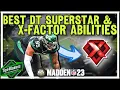 Best DT Superstar and X-Factor Abilities in Madden 23 Franchise Mode