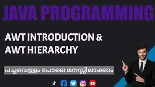 Java Awt Java Programming Malayalam Tutorial