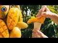 Smoky Milk Ice Cream ASMR Magic Pouring & Smoke Flow in Cone | Relaxing Dessert Sounds #ASMR #ai