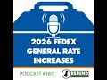 2026 FedEx General Rate Increases