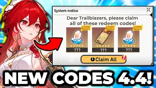 HSR 4 4 REDEEM CODES FREE STELLAR JADES HSR Himeko Nova Himeko Nova HSR Honkai Star Rail HSR