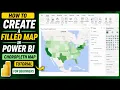 How to Create a Filled Map in Power BI Choropleth Map Tutorial for Beginners