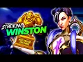 Lagu Winston is TOO STRONG in Overwatch 2 Stadium