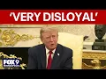 Trump calls White House ballroom opponents very disloyal to US