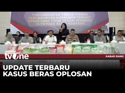 Satgas Pangan Naikkan Status Kasus Beras Oplosan ke Penyidikan