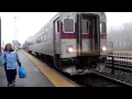 MBTA Commuter Rail trains at Framingham MA