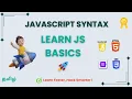 JavaScript Syntax Explained in Tamil Learn JS Basics