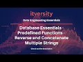 Database Essentials - Predefined Functions