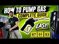 How to Pump Gas Complete Guide - All Details Fuel Gasoline Self Serve First Time Easy