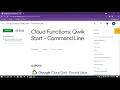 Qwiklab Cloud Functions Qwik Start - Command Line GSP080
