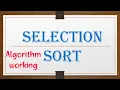 Selection Sort algorithm in hindi What is selection sort Data structure Python tutorial