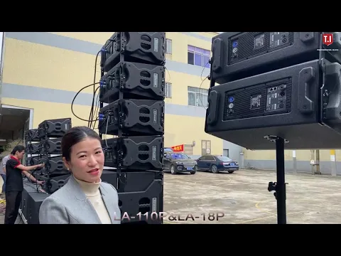 Download MP3 T.I Audio LA-110P active single 10 inch line arrays system introduction