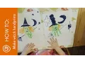 Handprint witches HOW TO from Channel Mum