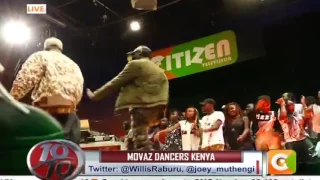 electrifying movaz dancers on 10 over 10