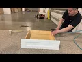 Three-drawer Base Cabinet Assembly Instruction e g DB24