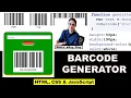 Easy JavaScript Dynamic Barcode Generator Step-By-Step xRay Pixy