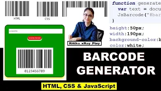 Easy JavaScript Dynamic Barcode Generator Step-By-Step xRay Pixy