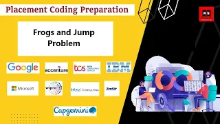 Frogs and Jump Problem Coding Questions in Python Placement Preparation