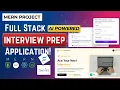 MERN Stack Project Build an AI powered Interview Preparation App React Express NodeJS MongoDB