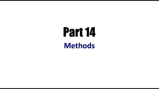 Learn Java Tutorial for Beginners Part 14 Methods