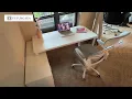 FUFU GAGA L-shaped computer desk review FUFU GAGA