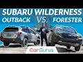 2022 Outback Wilderness vs 2022 Forester Wilderness Subaru s battle in the wilderness
