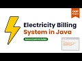 Electricity Billing Management System in Java Complete OOP Project with Source Code