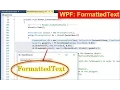 FormattedText Outline Text Windows Sample WPF C