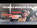 FIRST WEEK AT AMAZING LASH STUDIO VLOG