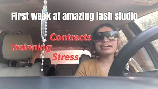 FIRST WEEK AT AMAZING LASH STUDIO VLOG