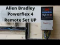 Allen Bradley Powerflex 4 remote control wiring 2 wire control and 3 wire control ENGLISH