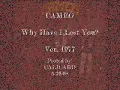 CAMEO - Why Have I Lost You. 1977  BTEXPRESS808
