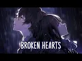 Download Lagu Nightcore - Broken Hearts (Lyrics) (Switching Vocals)