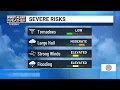 First Alert Action Day Strong to severe storms possible this afternoon evening