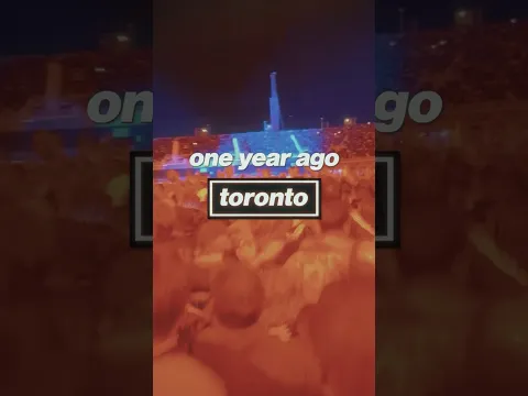 One year ago - Toronto 🇨🇦