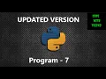Python Programming no - 7 for absolute beginners python practice even or odd